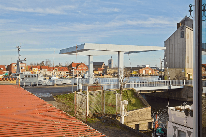 Den ikoniske Blå Bro i Køge