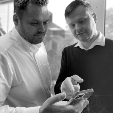 Jonas Kristensen og Thomas Karlshøj Fra Advania