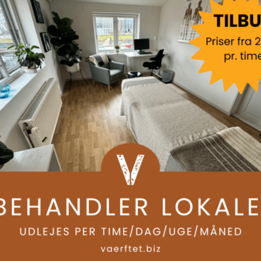 Lej behandler lokale tæt på offentlig trafik i Køge